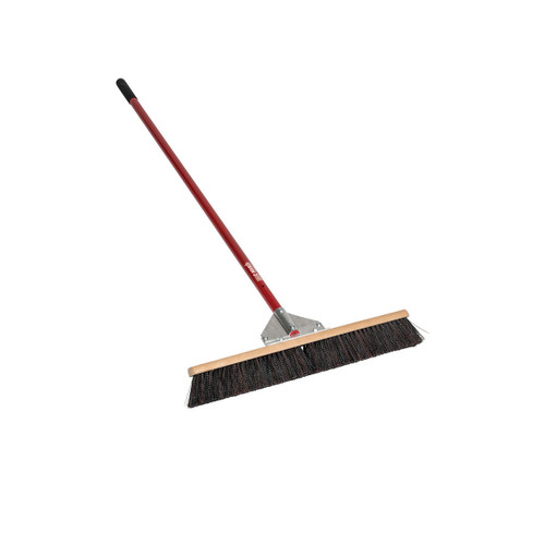  Kenyon 82614, 24" Wonder Broom, Medium Bristles, 60" Red Aluminum Handle 