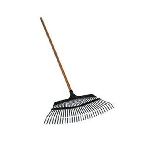  Seymour 43337, Pro-Flex 24" Rake, 48" Wood Handle - Individually Boxed 