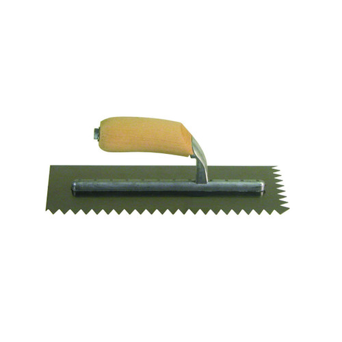  Midwest Rake 47403, 4-1/2" x 11" x 1/4" V-Notch Trowel 