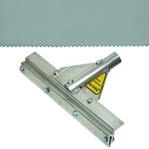  Midwest Rake 78118, 16" Complete Application Squeegee with 1/8" Notch EPDM Blade, Threaded Handle Adapter 