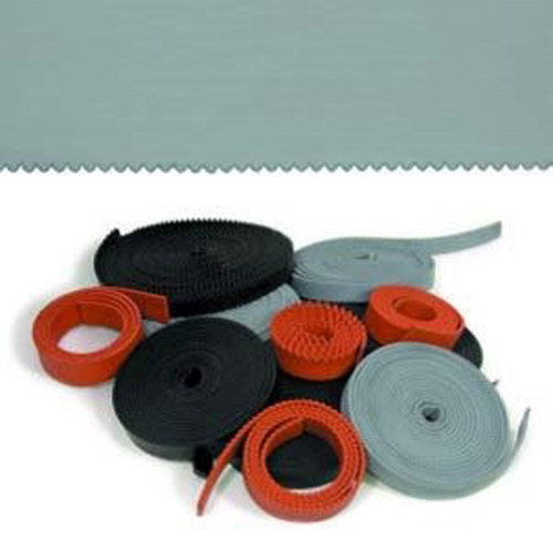  Midwest Rake 79520, 25' Roll EPDM (Gray) 1/4" Notch Rubber (Notched on Both Sides of Blade) 