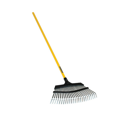  Seymour 43320BK, Pro-Flex 18" Rake, 48" Yellow Aluminum Handle-Bulk (min qty 12 each) 