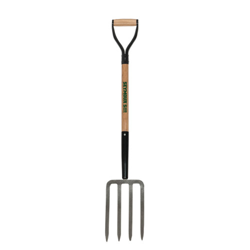  Seymour 49076, 4 Tine Spading Fork, 31" Hardwood Handle, Steel D-Grip (min qty 6 each) 