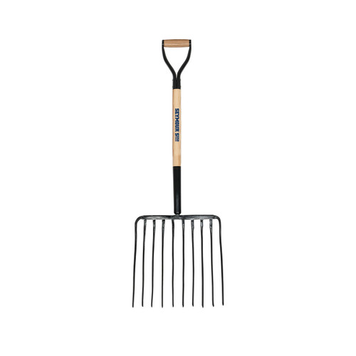  Seymour 49272, 10 Tine Forged Ensilage Fork, 15.5" x 16" Head, 30" Wood Handle, Painted Steel D-Grip (min qty 3 each) 
