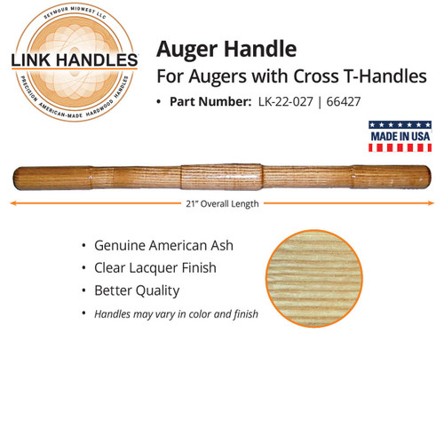 21in Auger Handle for Standard Augers