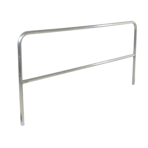  Vestil ADKR-10 Aluminum Railing 120In. Long Silver 
