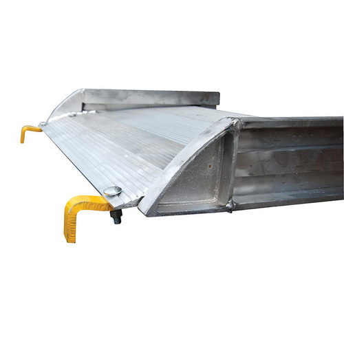 Walk Ramp, Hook Style, 75-7/16 x 38in, 3000 lb., Silver