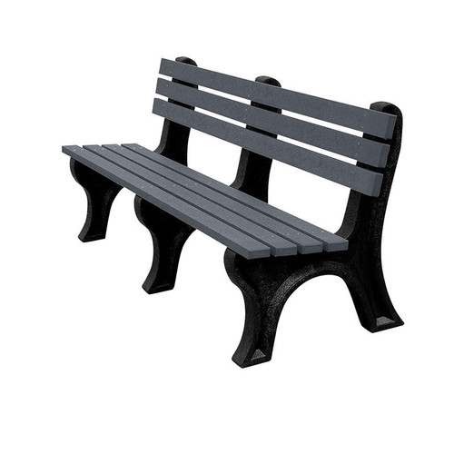 Vestil BEN-PECB-72-BKCH 72" Economy Bench Charcoal Seat