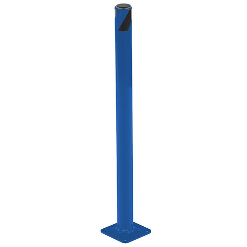  Vestil BOL-24-2-BU 24x1.75 Pipe Safety Bollard  Blue 