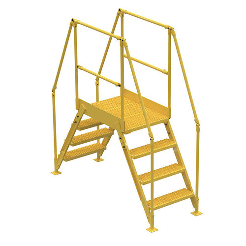  Vestil COL-4-36-23 4 Step 23.5"X36" Crossover Ladder 