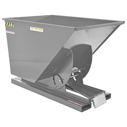  Vestil D-100-LD-GY-MG LD Hopper 1 CbYd Machine Gray 
