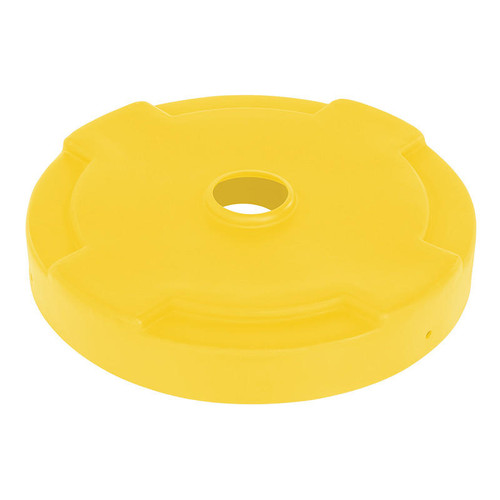  Vestil DC-P-55-CAN-YL 55 Gal Drum Recycling Lid Ylw 