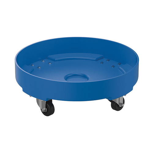  Vestil DRUM-DP-LD-55-BU 55 Gallon LD Poly Drum Dolly Blue 