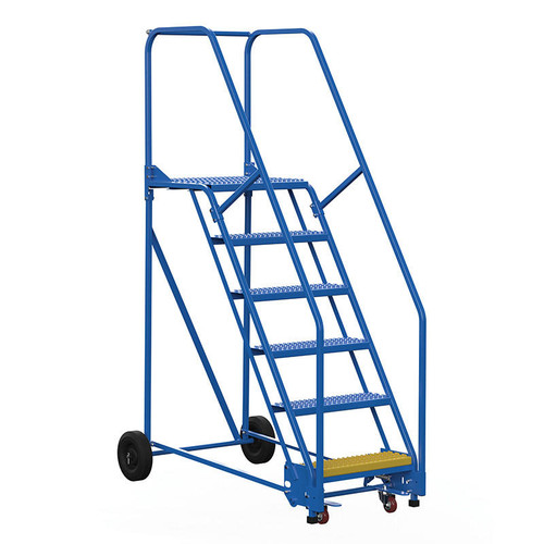  Vestil LAD-6-21-G 21" 58° 6 G Step Warehouse Ladder 