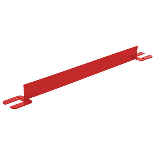  Vestil VDKR-2-TB-RD Safety Railing Toe Board 2' Red 