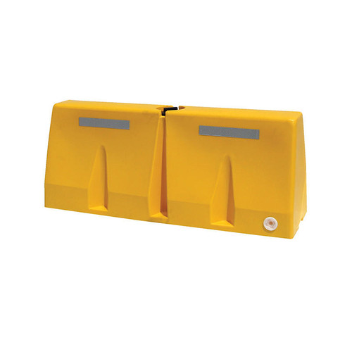Vestil VTB-5-Y 5Ft Traffic Barrier Yellow Strip