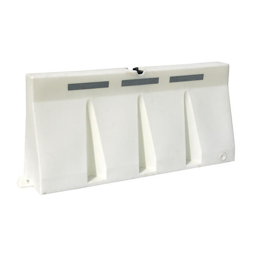Vestil VTB-6-W 6Ft Traffic Barrier White Strip