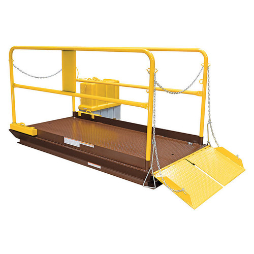  Vestil WL-100-12-710 Truck Scissor Dock Lift 7x10 12K 