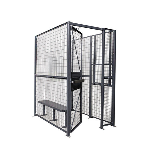 Vestil WPC-D-4X8-3 3 Sided 4x8 Driver Access Cage
