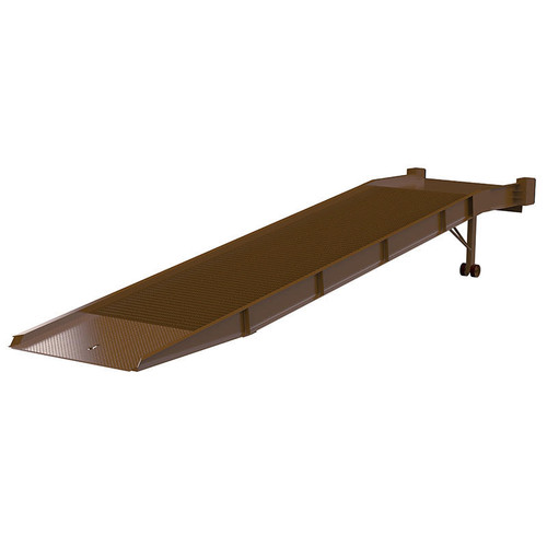 Yard Ramp Dock Leveler, 72 x 36 Ft., 16,000 lb., Brown