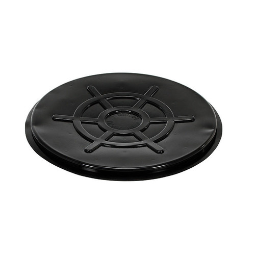  Vestil DC-TP-B 55 Drum Cover Closed Head Black 