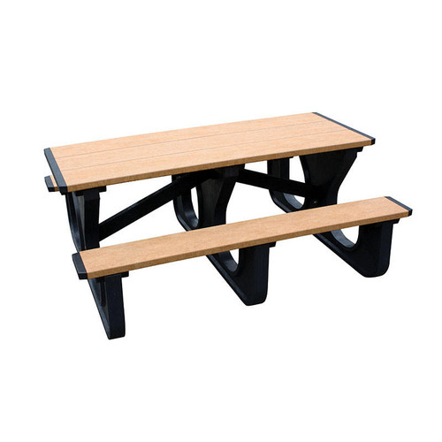 Vestil PT-PWT-2872-BKCD Plast Pic Rect Wlk 28x72 Cedar