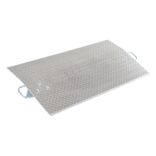  Vestil E-4824 48x24 3/8" Alum Dock Plate 5.2k 