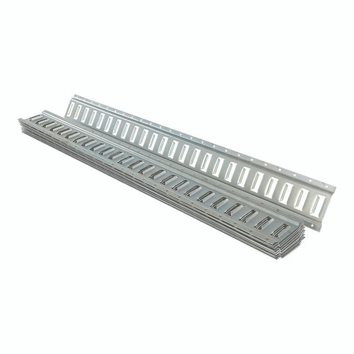  Vestil E-TRK-4-ZN-10PK 4 Ft. Zinc Plated E-Track 10 Pack 