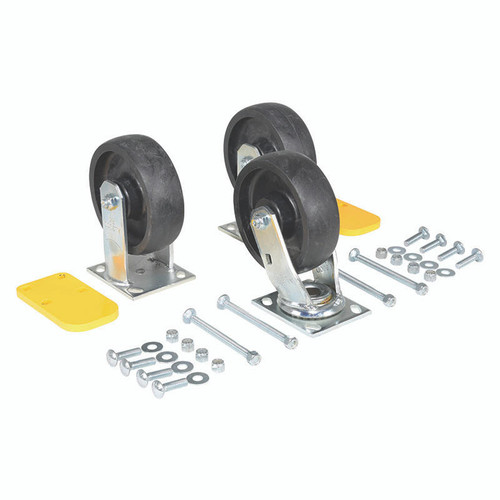  Vestil H-CK3-C24C 6"x2" GFN Caster Kit 3.75K BK 