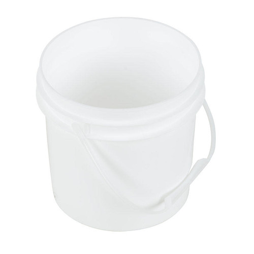  Vestil PAIL-1-PWP 1G Open Head Pail Plstic Hnd White 