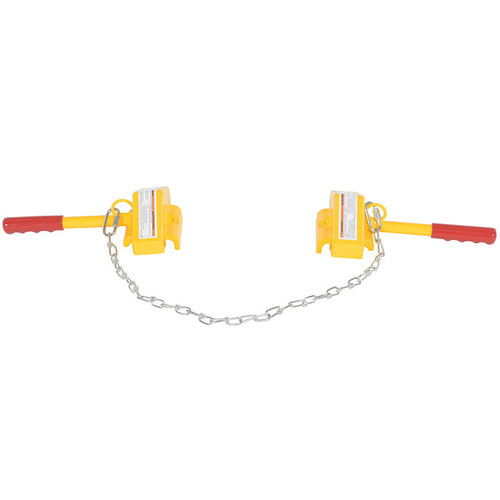  Vestil SRC/SRC (2) Single Rail Chocks w/30" Chain 