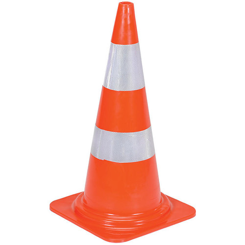  Vestil TC-28-HD-2R 27.5"H HD Traffic Cone w/Reflect 