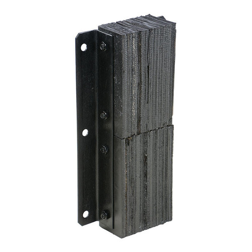  Vestil V-1124-4.5 Rubber Dock Bumper 24"X11"X4.5" 