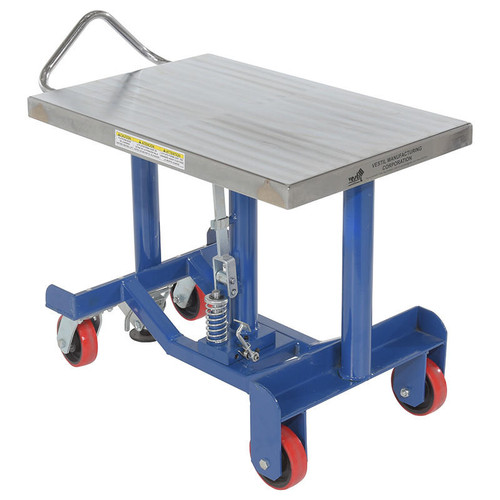  Vestil PT12-10 1K Cap Low Pro Post Lift Table 