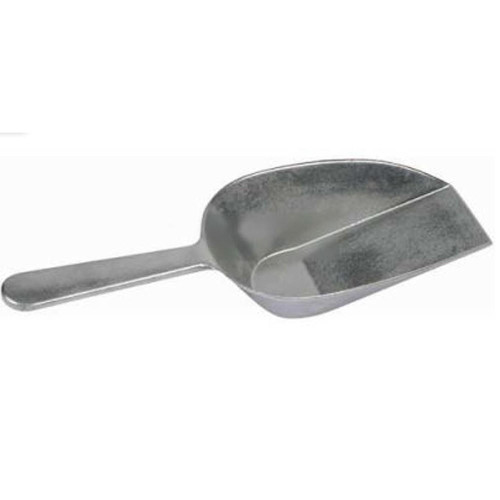 Scoop, Stainless steel, Flat Nose