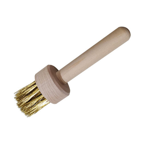 HMA Lab Supply HMA Lab BR-7250, Round Brass Bristle Brush 