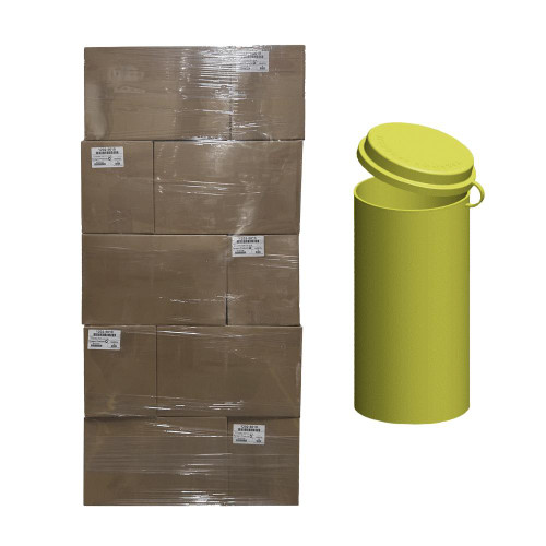 4x8 Pallet, Concrete Cylinder Molds, Yellow (30 Cases, 36/Case, 1080 Molds)