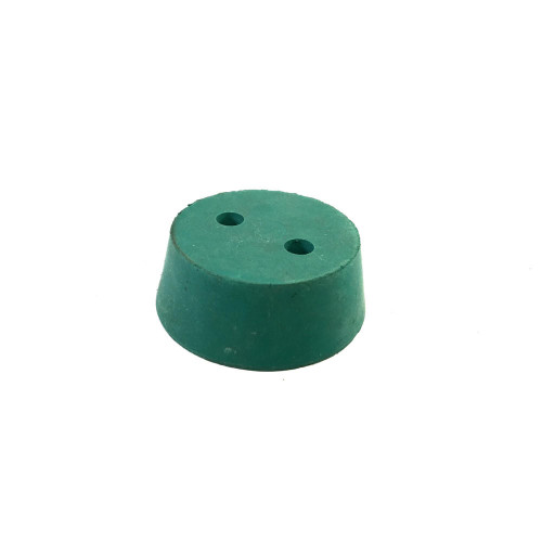 HMA Lab Supply HMA Lab VA-4060, Neoprene Stopper, #12, w/ (2) 8mm Holes 