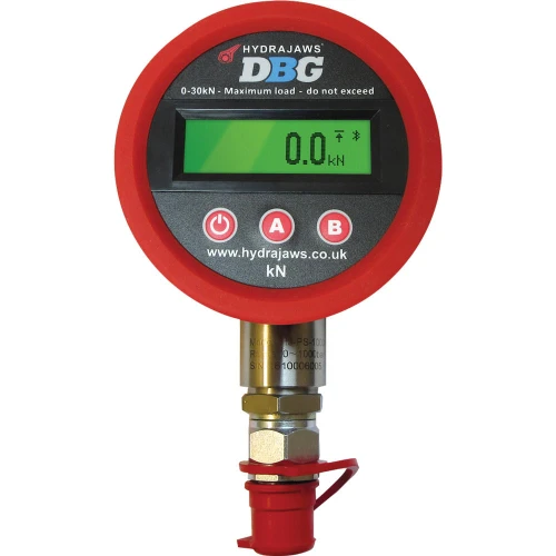 Humboldt Mfg. Humboldt HC-2957DG.10, Digital Gauges w/ Hydraulic Male Coupler, 10Kn 2250lbf 
