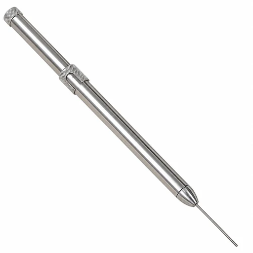 Humboldt Mfg. Cement Vibration Sensor, Tachometer Type, a stainless steel industrial sensor with a long slender probe for measuring cement vibration.
