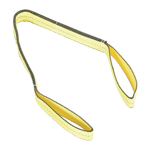  Vestil SLD-2-F-4-YL 2"x4' Poly Yellow Lift Web Sling 