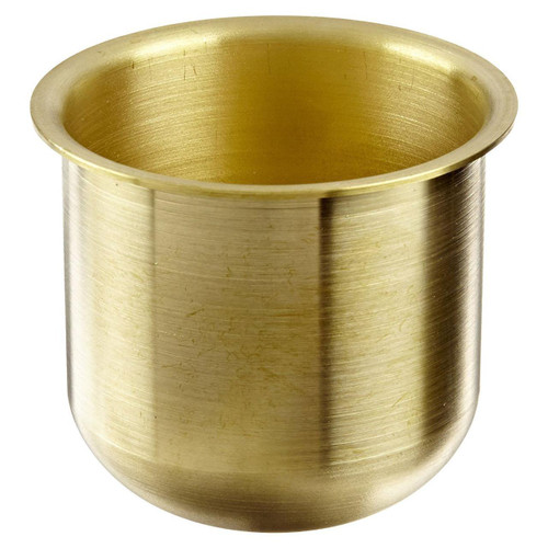 Humboldt Mfg. Flash Cup for Cleveland Flash Tester, gold-colored metal test cup for crack detection.