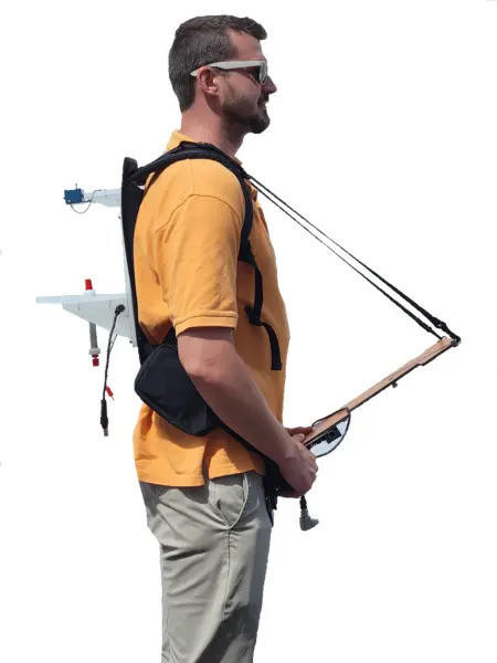  M.C. Miller 1185 VoltTab Back Mounted Wire Dispenser w/Metric Wire Measurer  