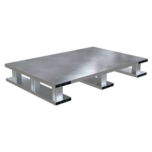 Vestil Aluminum Pallet Skid Bottom Solid Top 36X24 