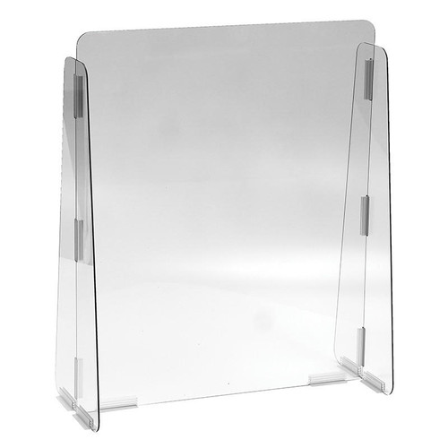 1/4in Cashier Guard 23 x 28in, Welcome Pick Up Order Here