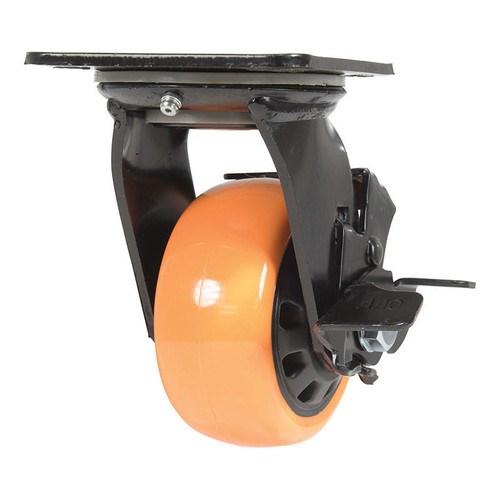 Vestil 4X2 Poly On Poly (N29 Series) Swivel W/ Brake 