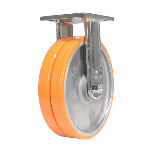 Vestil 8X2 Dual Wheel Polyurethane (Sirius) Rigid Caster 