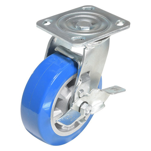 Vestil CST-PB-6X2PUA-SWB, 6X2 Polyurethane Swivel Caster W/ Brake 