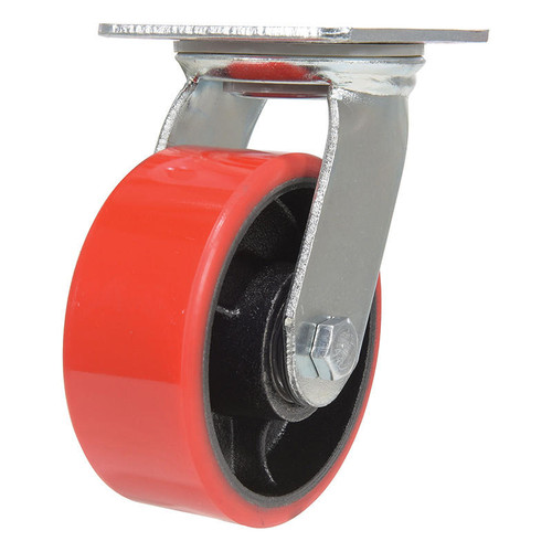 Vestil CST-VE-5X2PU-S, 5X2 Polyurethane Swivel 
