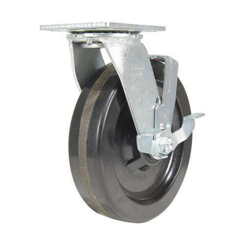 Vestil 8X2 Phenolic Swivel  W/Brake Caster 